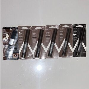 Almay Brown Brow and Maybelline Brown Mascara Eye Makeup Set